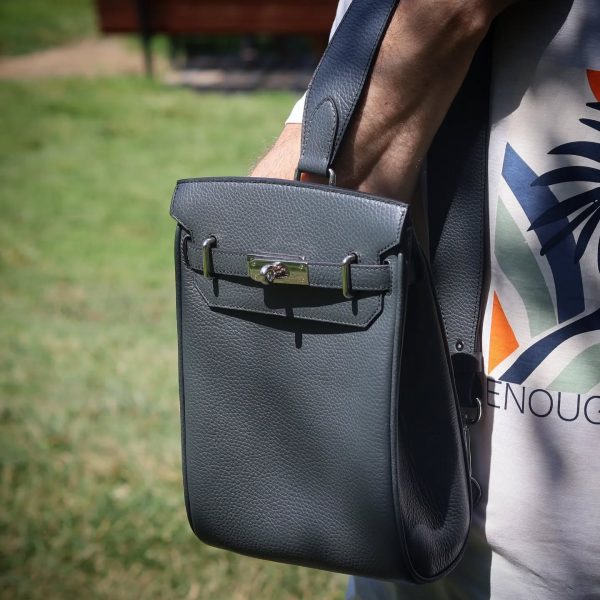 Əl işi dəri çanta ( Hermes Hac a Dos PM backpack ) - Şəkil 8