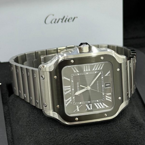 Cartier Santos Large ADLC Gray Dial - Şəkil 4