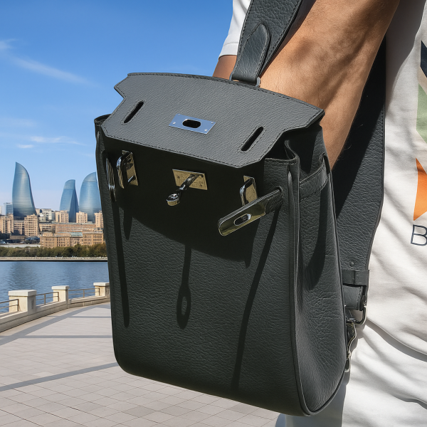 Əl işi dəri çanta ( Hermes Hac a Dos PM backpack )