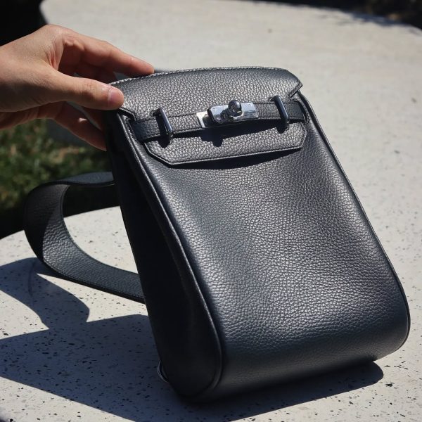Əl işi dəri çanta ( Hermes Hac a Dos PM backpack ) - Şəkil 9