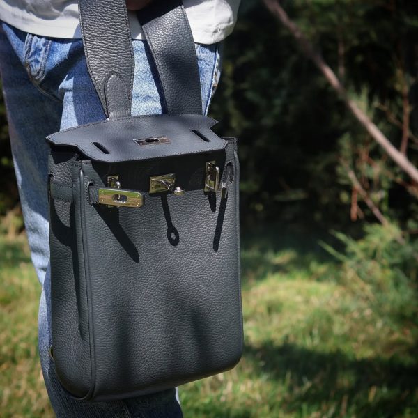 Əl işi dəri çanta ( Hermes Hac a Dos PM backpack ) - Şəkil 7