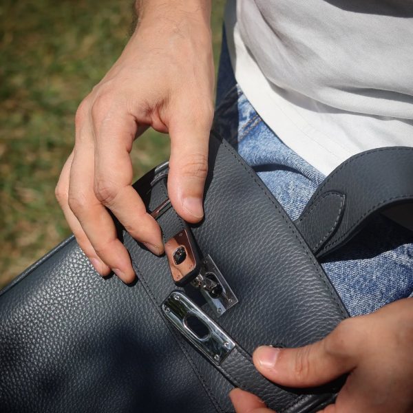 Əl işi dəri çanta ( Hermes Hac a Dos PM backpack ) - Şəkil 6