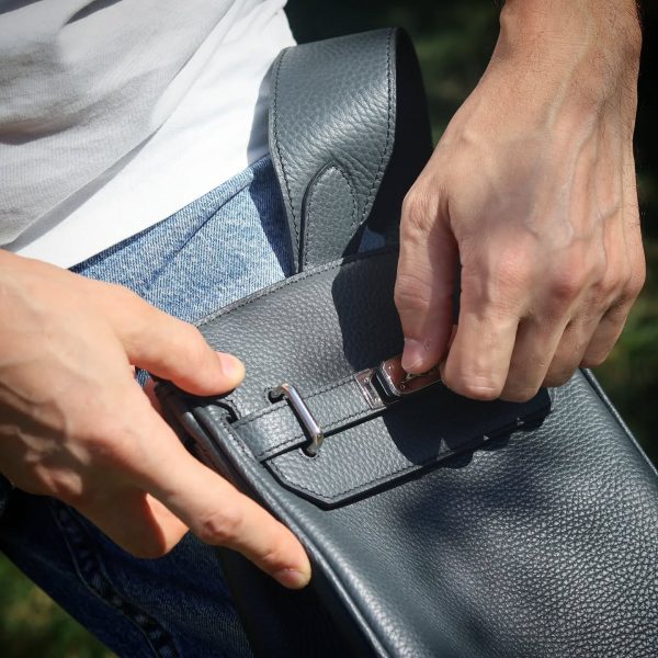 Əl işi dəri çanta ( Hermes Hac a Dos PM backpack ) - Şəkil 4