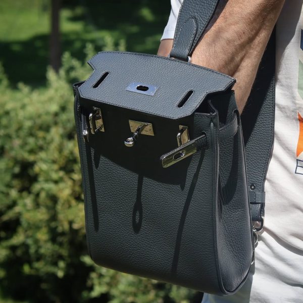 Əl işi dəri çanta ( Hermes Hac a Dos PM backpack ) - Şəkil 2